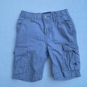 Lrg Kids Size 2T Gray Cotton‎ Cargo Shorts Boys Casual Outdoors Play